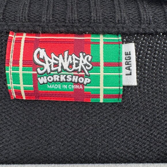 Spencer’s light up ugly Christmas sweater all holidays season size Large - Picture 4 of 11